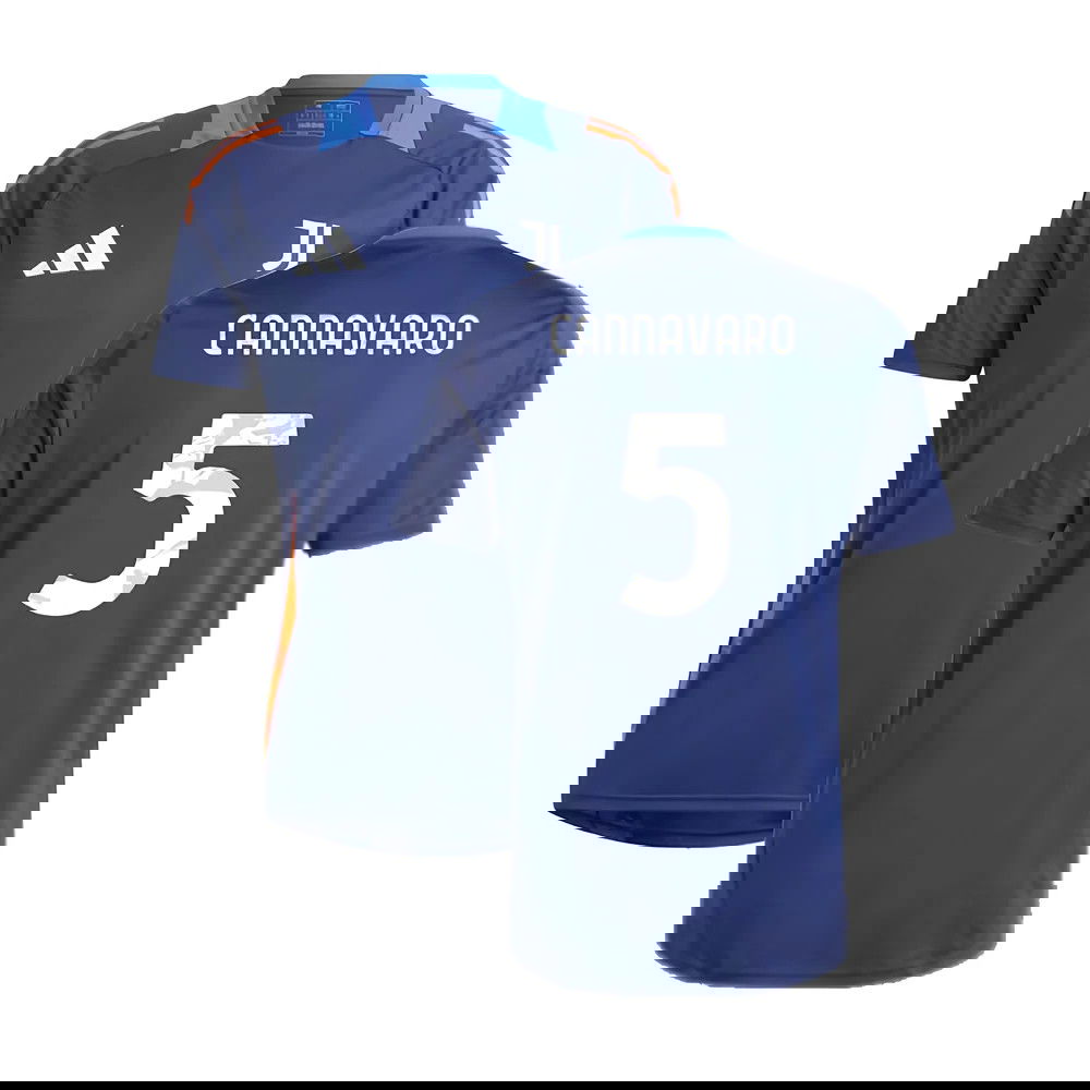 2024-2025 Juventus Training Jersey (Navy) (Cannavaro 5)