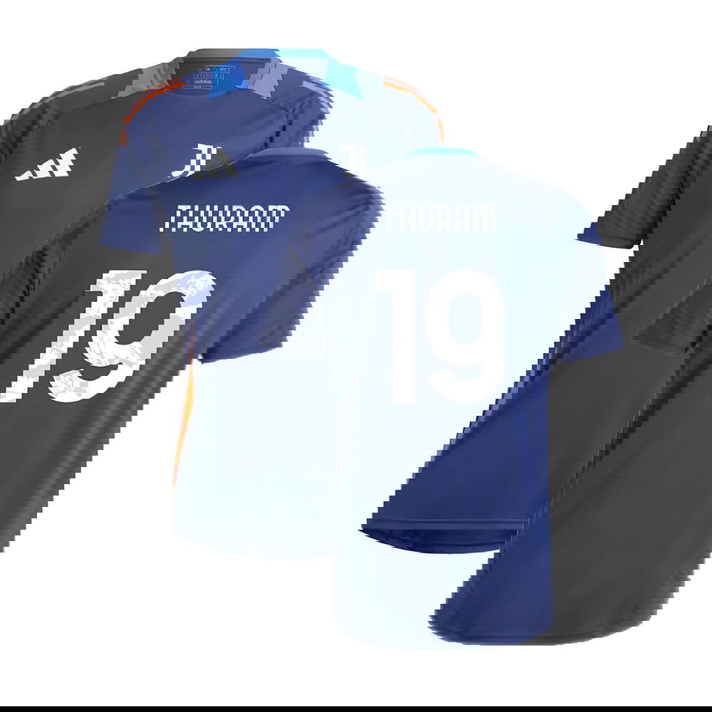 2024-2025 Juventus Training Jersey (Navy) (Thuram 19)