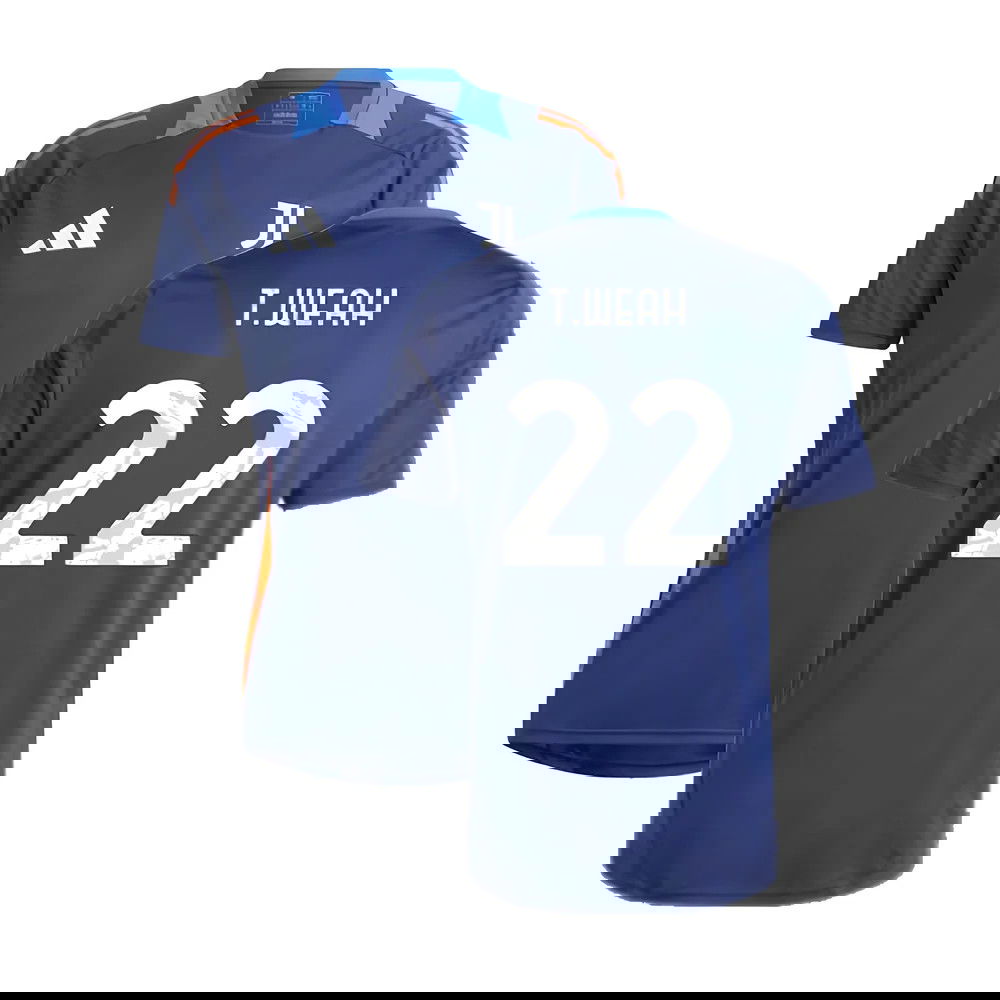 2024-2025 Juventus Training Jersey (Navy) (T.Weah 22)
