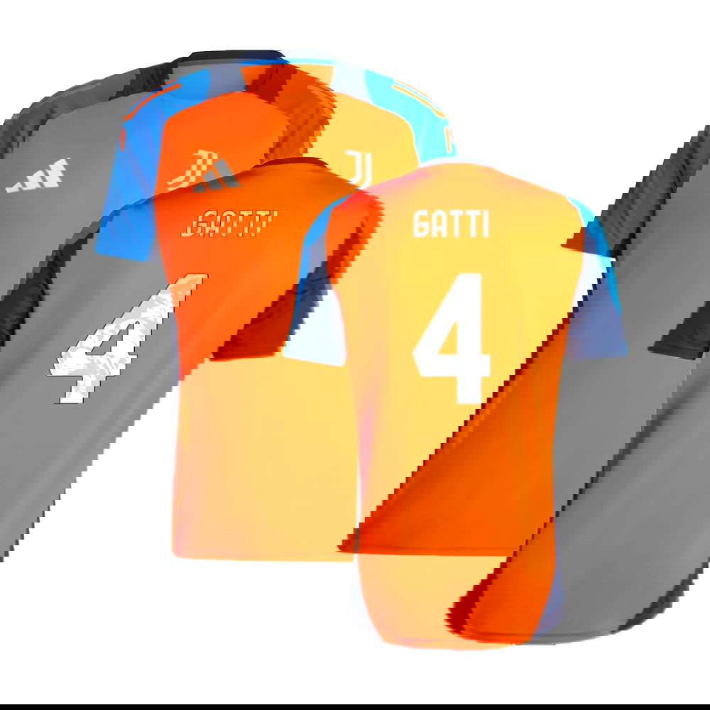2024-2025 Juventus Training Jersey (Orange) (Gatti 4)