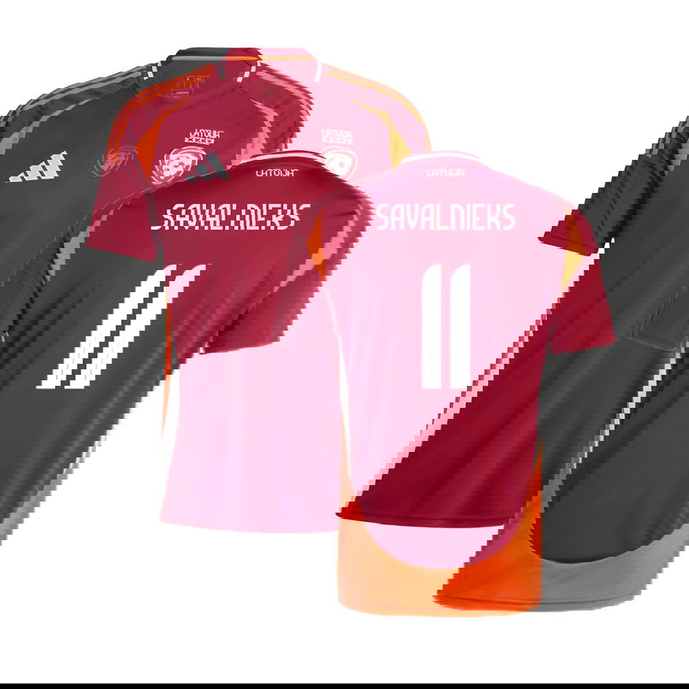 2024-2025 Latvia Home Shirt (Savalnieks 11)