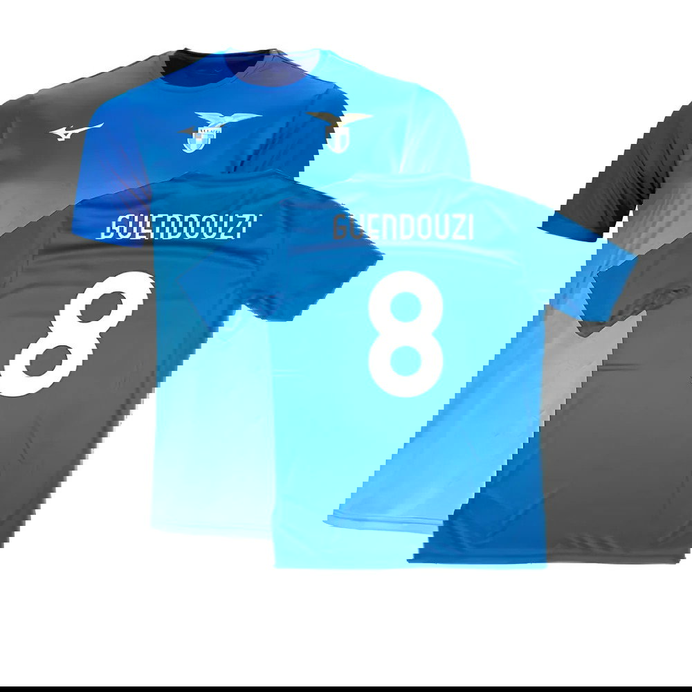 2024-2025 Lazio Graphic Training Shirt (Royal) (Guendouzi 8)