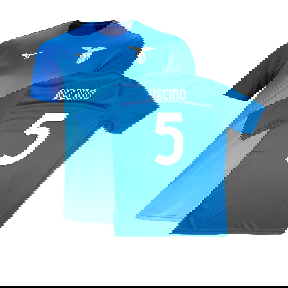 2024-2025 Lazio Graphic Training Shirt (Royal) (Vecino 5)
