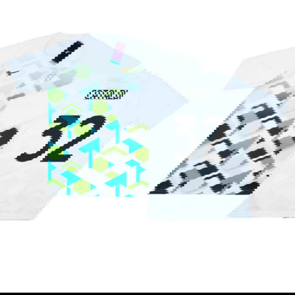 2024-2025 Lazio Pre-Match Jersey (White) (Cataldi 32)