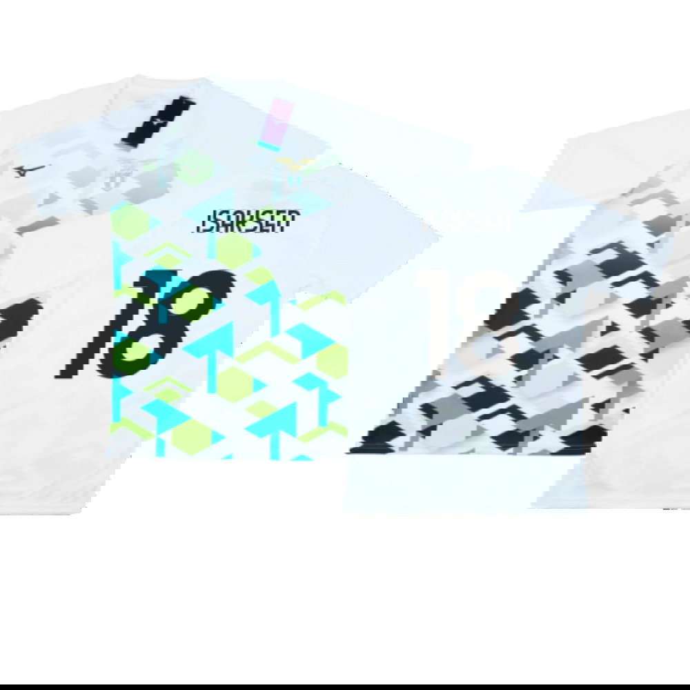 2024-2025 Lazio Pre-Match Jersey (White) (Isaksen 18)