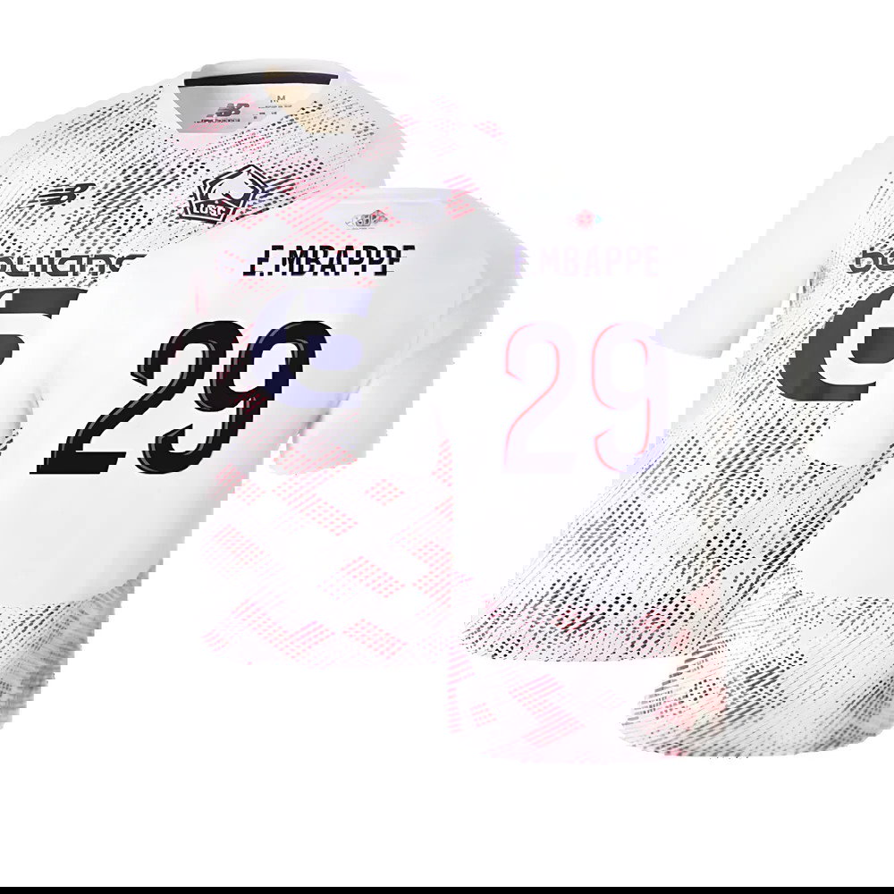 2024-2025 Lille Away Shirt (E.Mbappe 29)