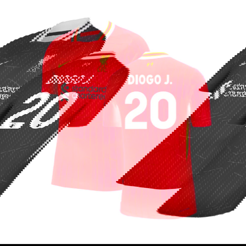 2024-2025 Liverpool Dri-Fit ADV Match Home Shirt (Diogo J. 20)