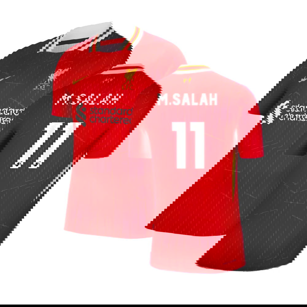 2024-2025 Liverpool Dri-Fit ADV Match Home Shirt (M.Salah 11)