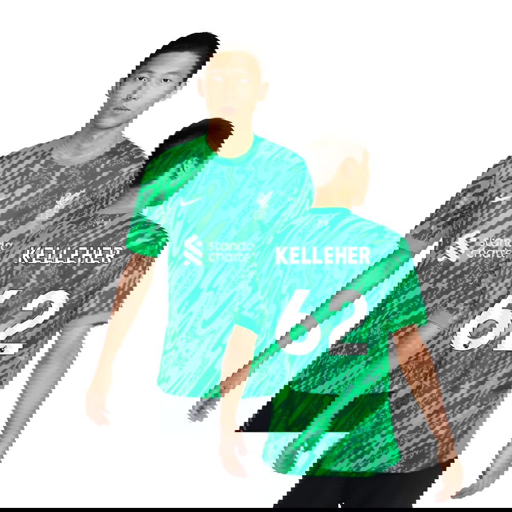 2024-2025 Liverpool Goalkeeper Shirt (Green) (Kelleher 62)