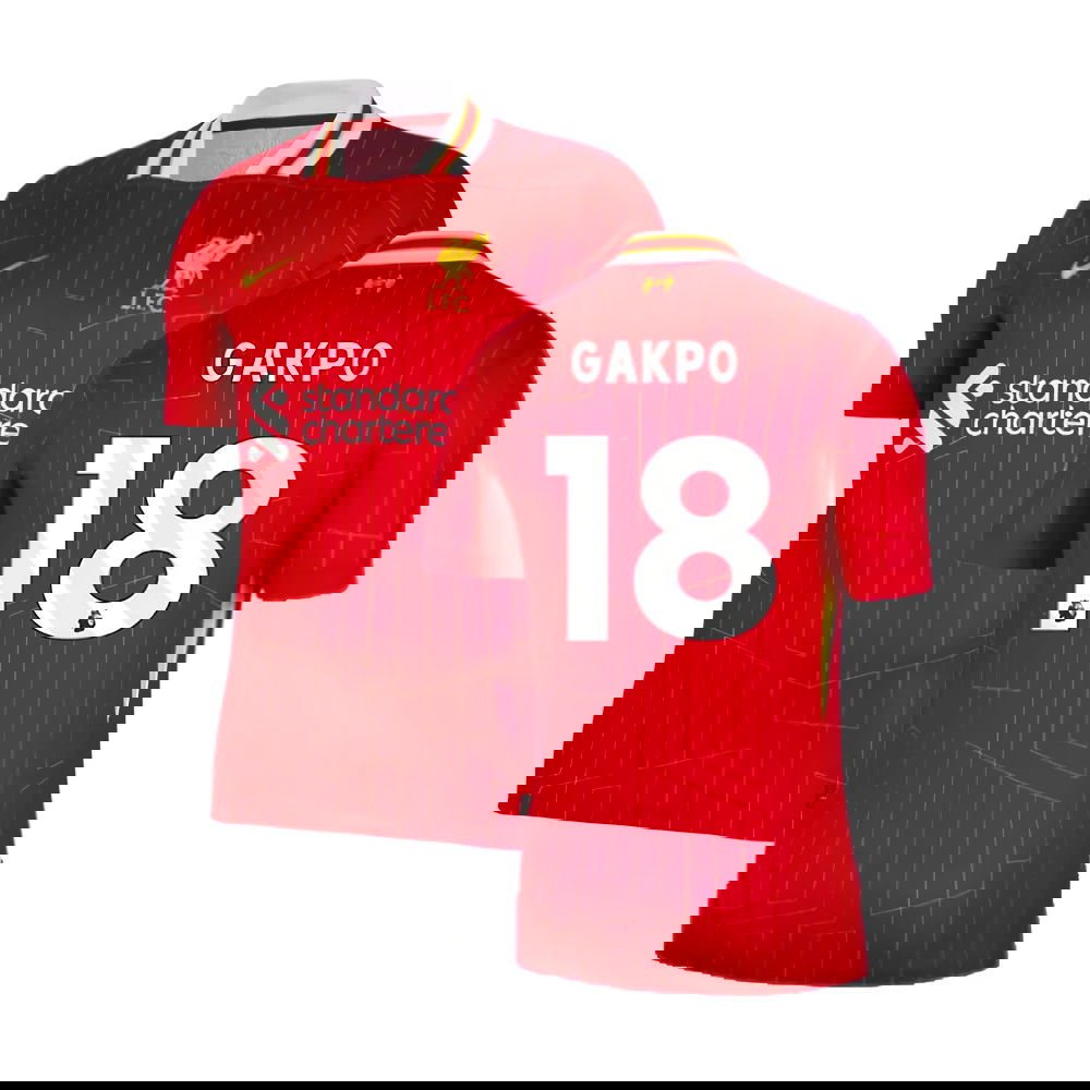 2024-2025 Liverpool Home Shirt (Gakpo 18)