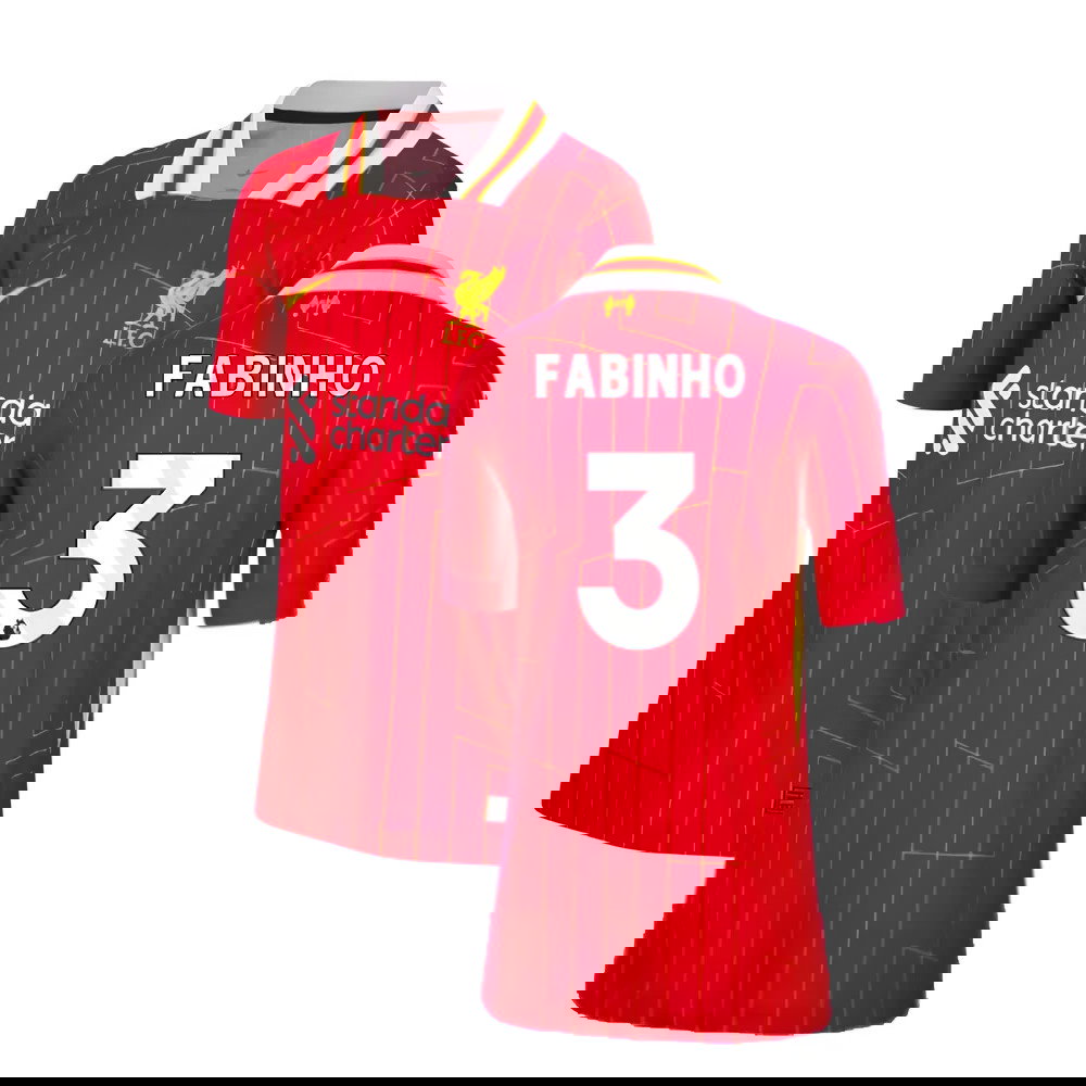 2024-2025 Liverpool Home Shirt (Kids) (Fabinho 3)