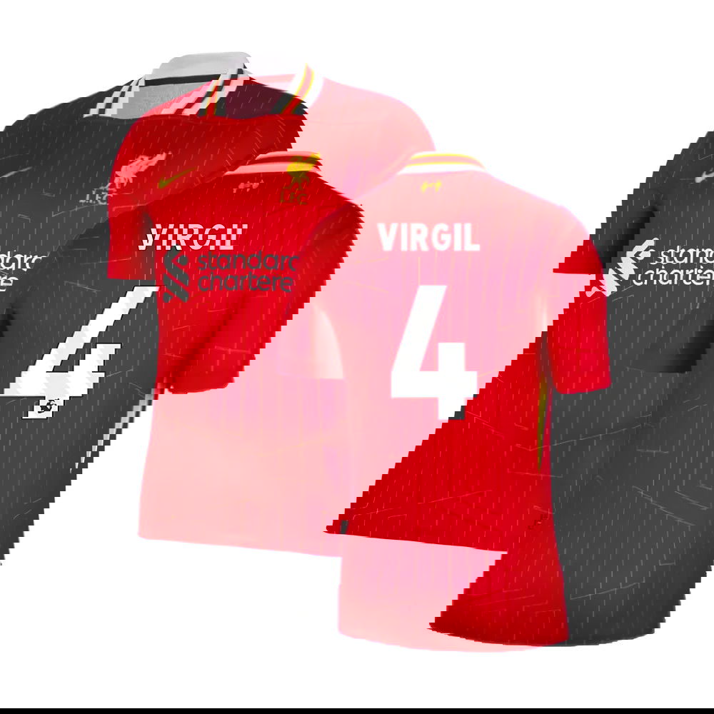 2024-2025 Liverpool Home Shirt (Virgil 4)