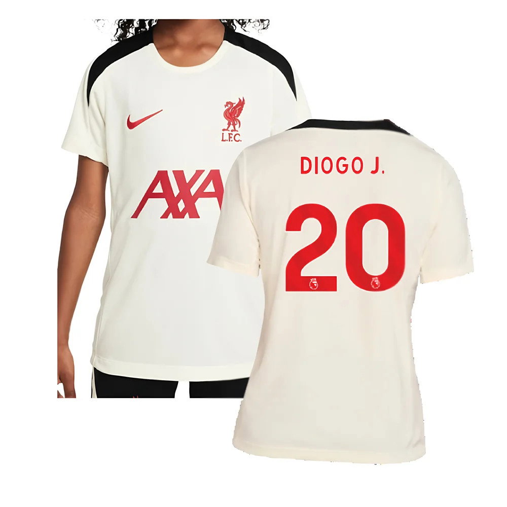 2024-2025 Liverpool Strike SE Training Top (Coconut Milk) - Kids (Diogo J. 20)