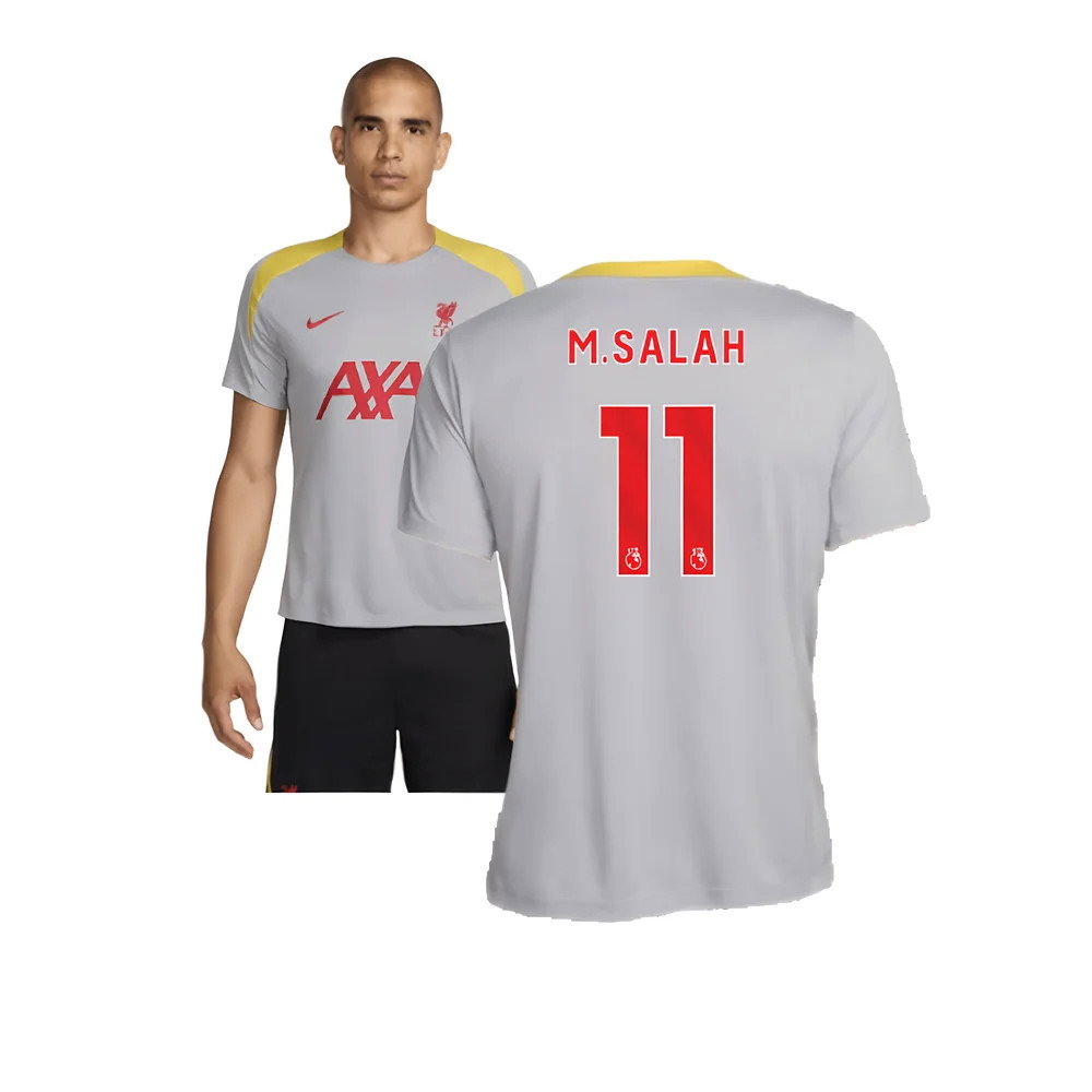 2024-2025 Liverpool Strike Third Shirt (Grey) (M.Salah 11)