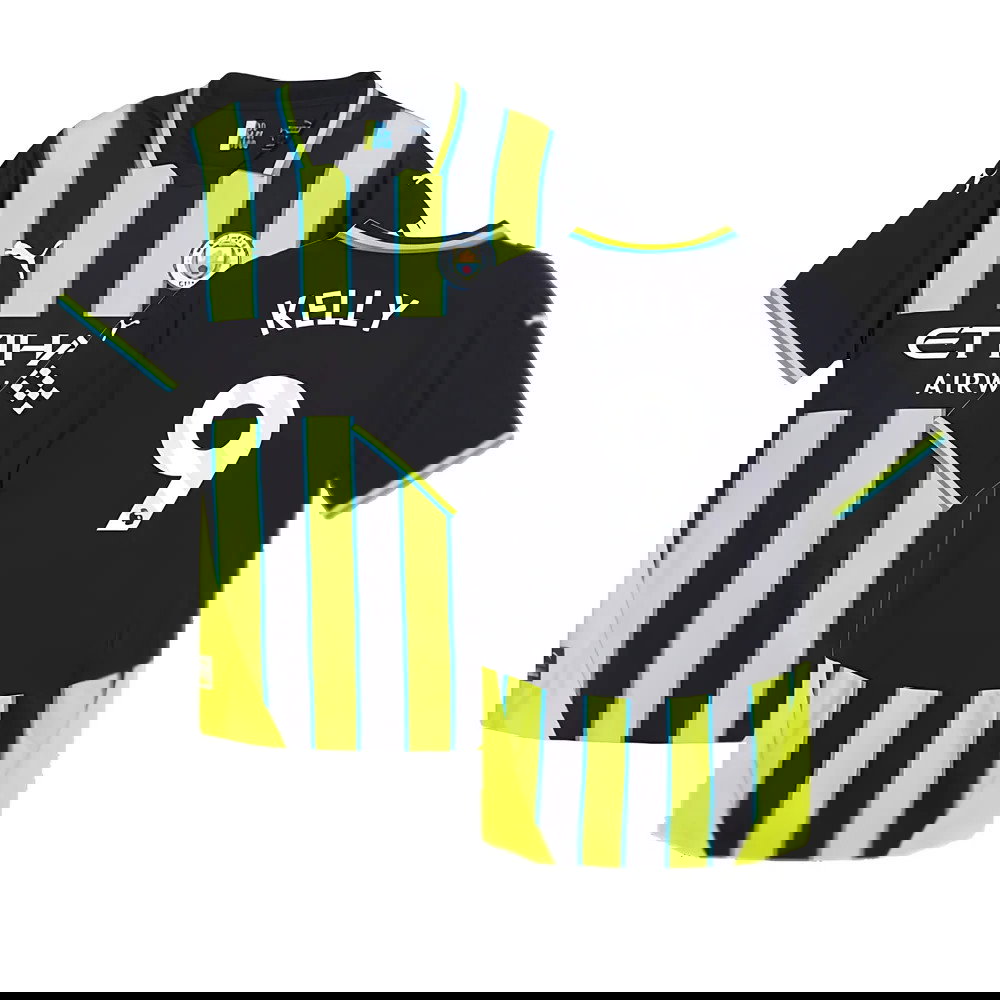 2024-2025 Man City Away Authentic Shirt (Kelly 9)