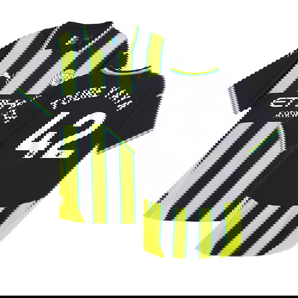 2024-2025 Man City Away Authentic Shirt (Toure Yaya 42)