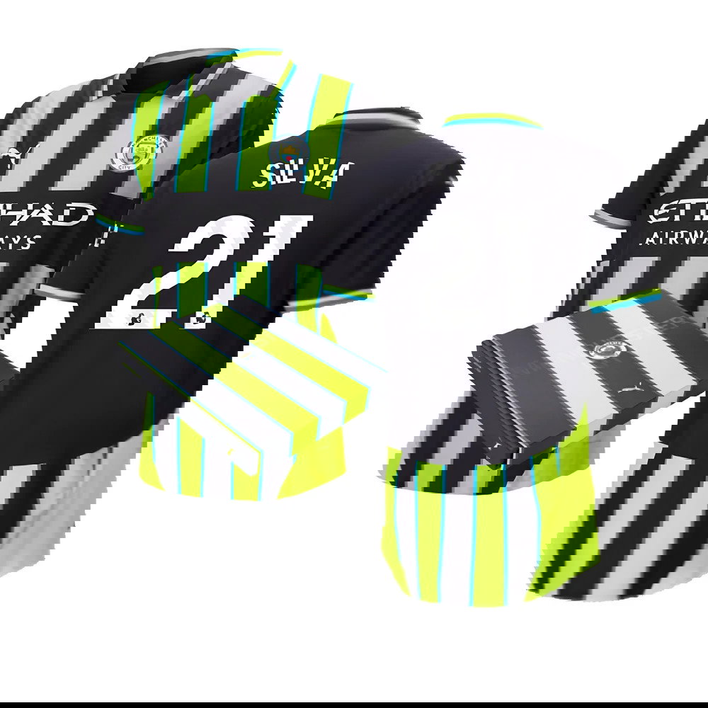 2024-2025 Man City Away Authentic Shirt w/packaging (Silva 21)
