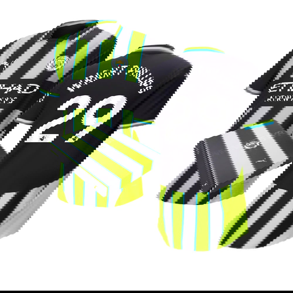 2024-2025 Man City Away Authentic Shirt w/packaging (Wright Phillips 29)