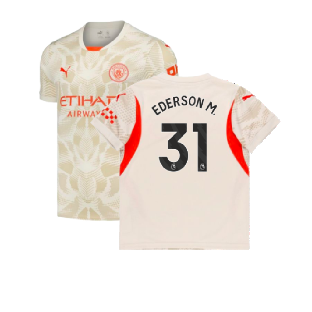 2024-2025 Man City Away Goalkeeper Shirt (Alpine Snow) (Ederson M. 31)