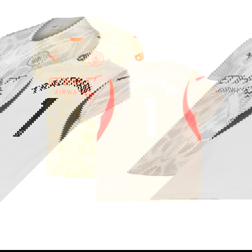 2024-2025 Man City Away Goalkeeper Shirt (Alpine Snow) (Trautmann 1)