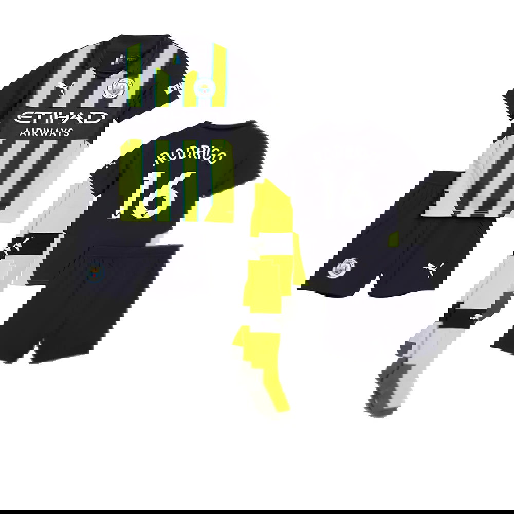 2024-2025 Man City Away Mini Kit (Rodrigo 16)