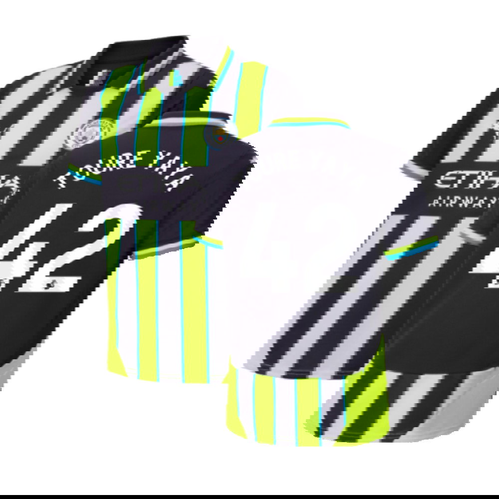 2024-2025 Man City Away Shirt (Kids) (Toure Yaya 42)