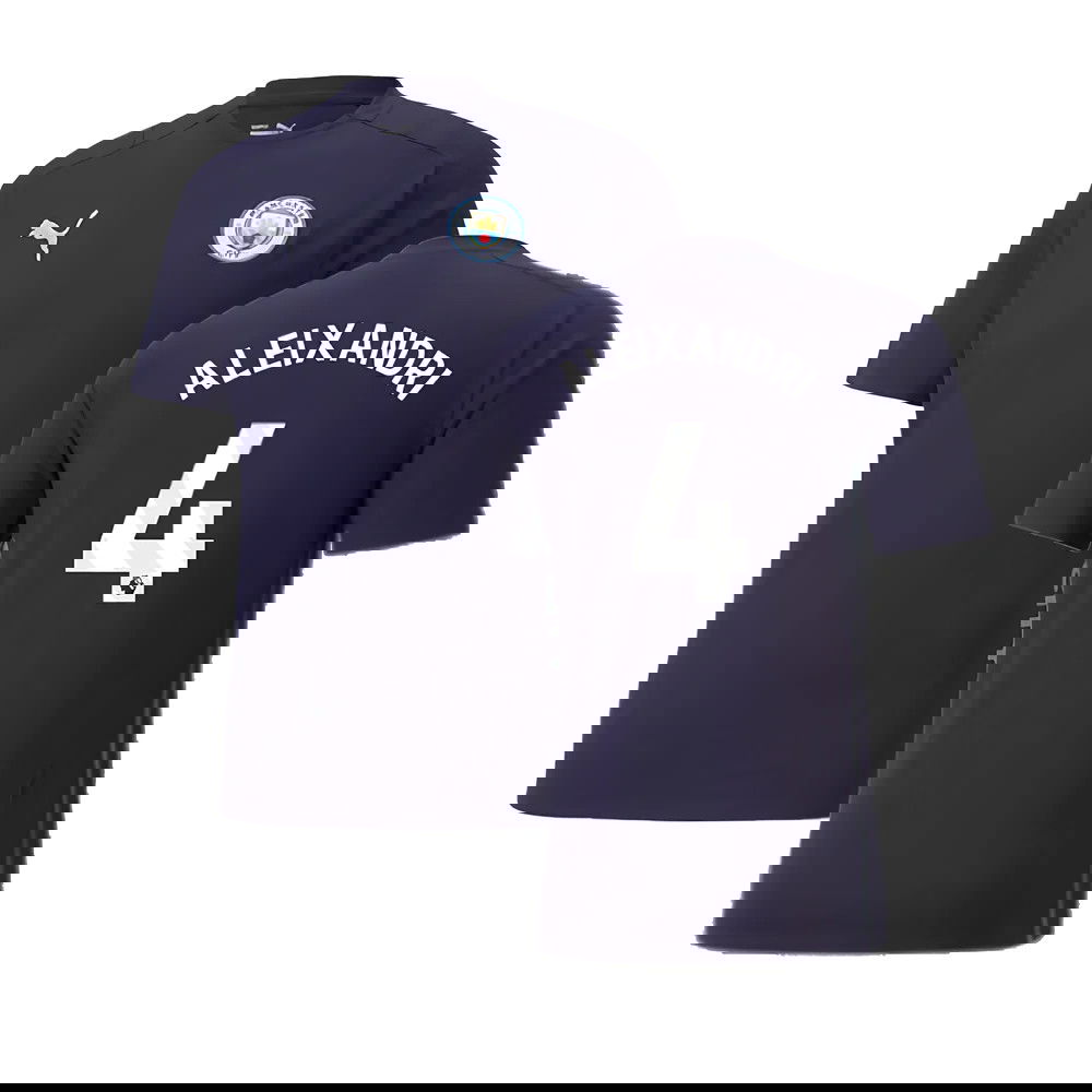 2024-2025 Man City Casuals Tee (Navy) (Aleixandri 4)