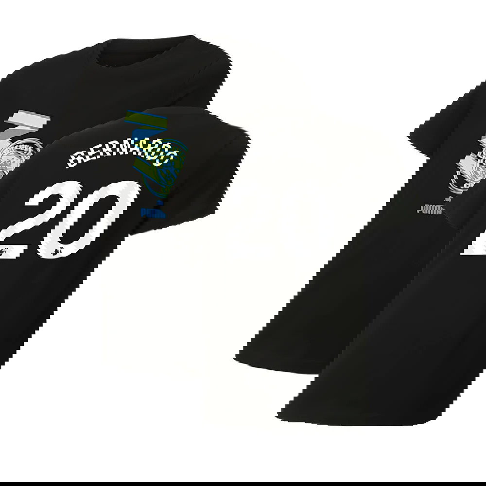2024-2025 Man City ftblCulture Tee (Black) (Bernardo 20)