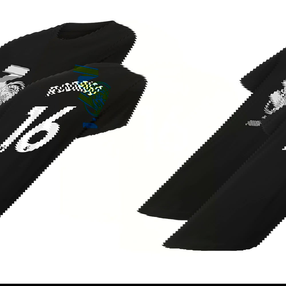 2024-2025 Man City ftblCulture Tee (Black) (Rodrigo 16)