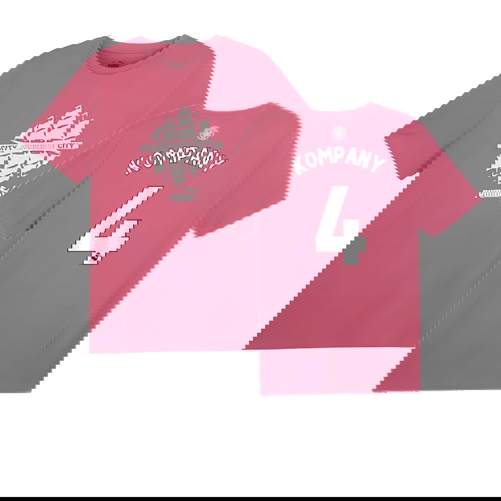 2024-2025 Man City ftblCulture Tee (Dusty Orchid) (Kompany 4)