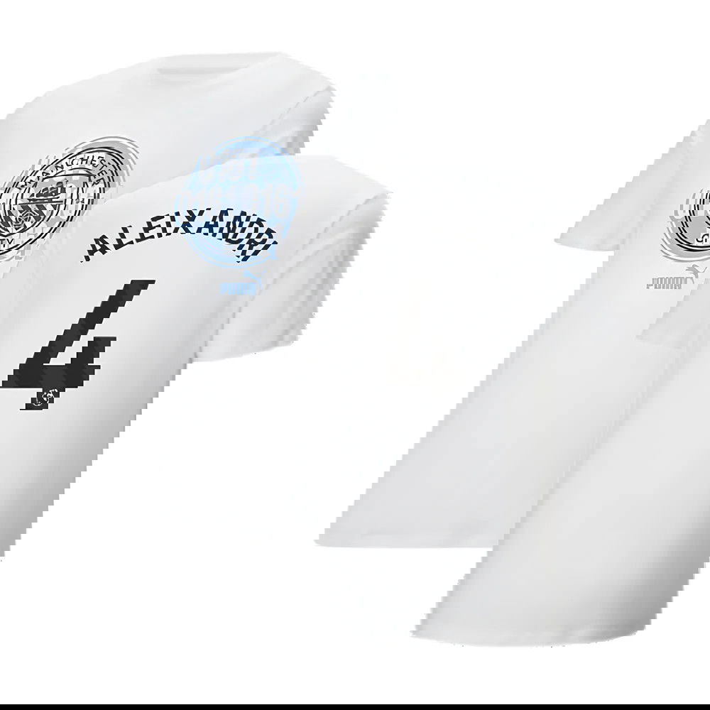 2024-2025 Man City ftblCulture Tee (White) (Aleixandri 4)