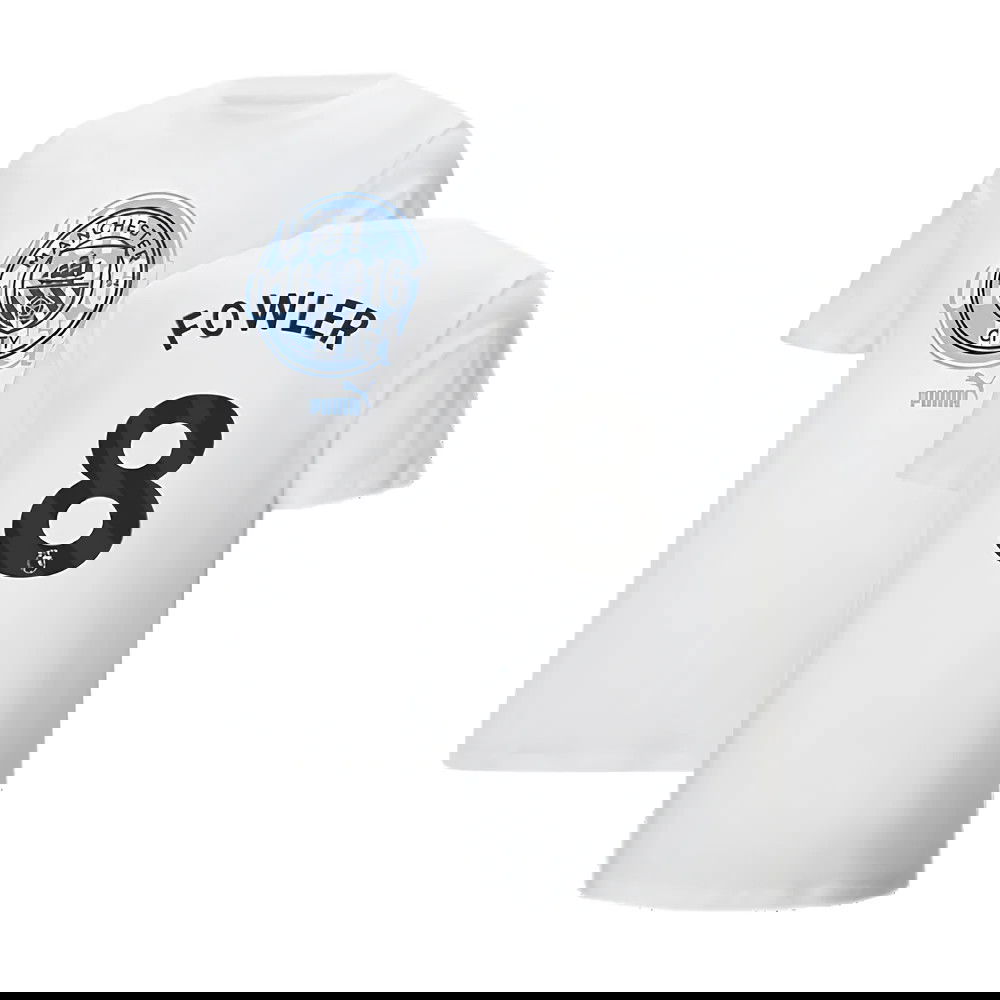 2024-2025 Man City ftblCulture Tee (White) (Fowler 8)