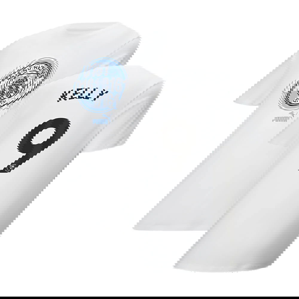 2024-2025 Man City ftblCulture Tee (White) (Kelly 9)