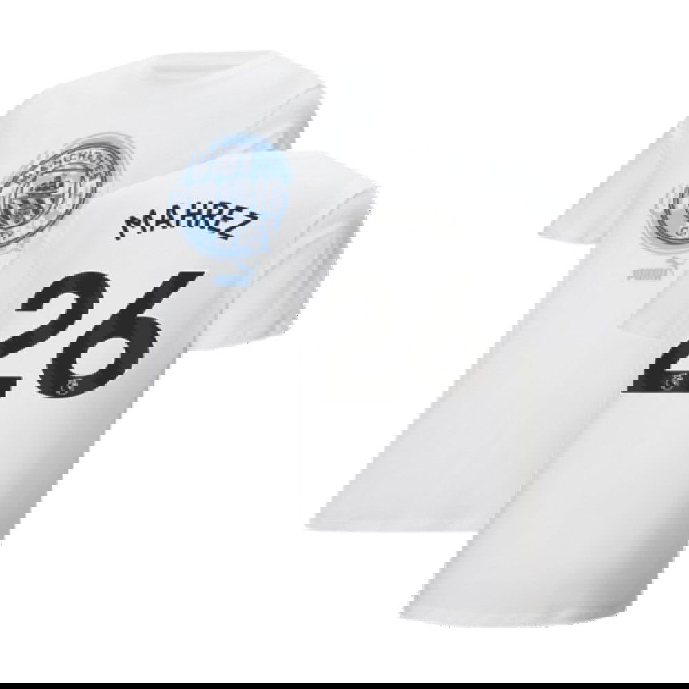 2024-2025 Man City ftblCulture Tee (White) (Mahrez 26)