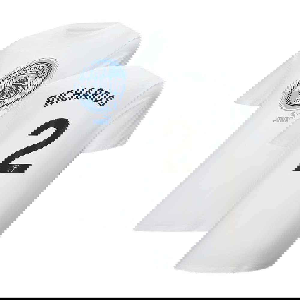 2024-2025 Man City ftblCulture Tee (White) (Richards 2)