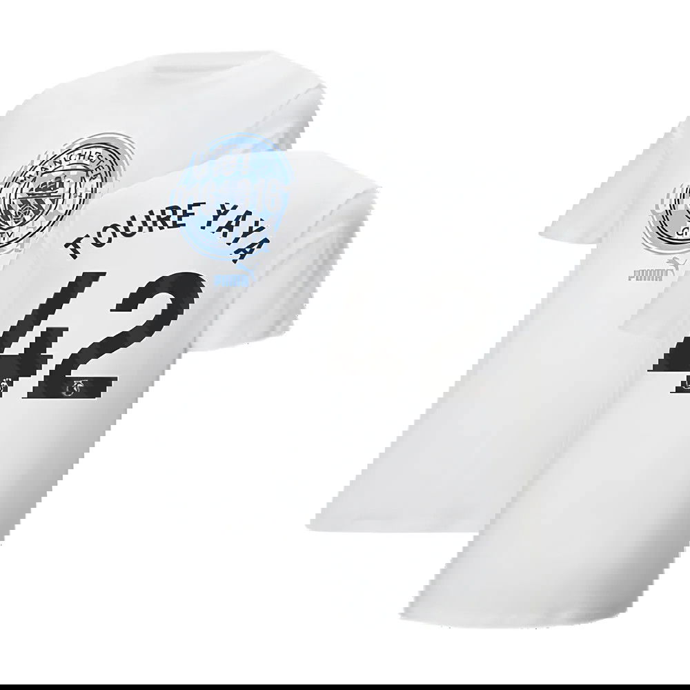 2024-2025 Man City ftblCulture Tee (White) (Toure Yaya 42)