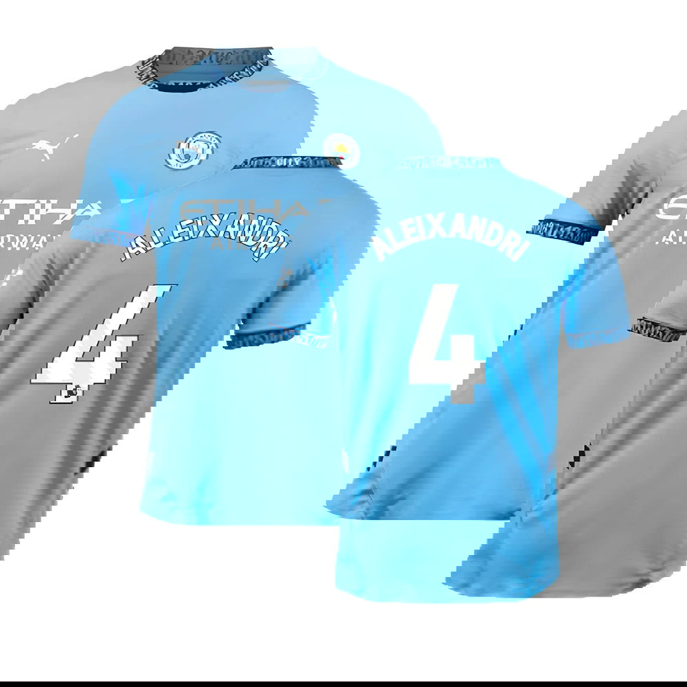2024-2025 Man City Home Authentic Shirt (Aleixandri 4)