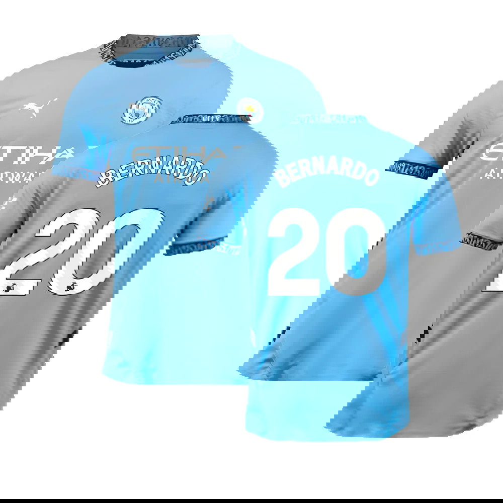2024-2025 Man City Home Authentic Shirt (Bernardo 20)