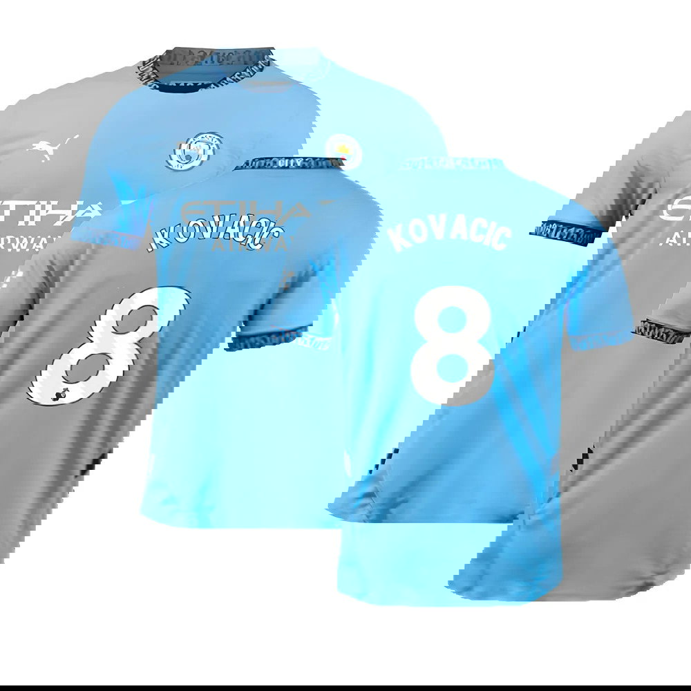 2024-2025 Man City Home Authentic Shirt (Kovacic 8)
