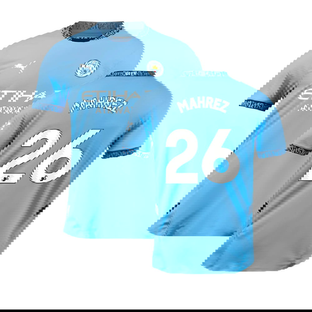 2024-2025 Man City Home Authentic Shirt (Mahrez 26)