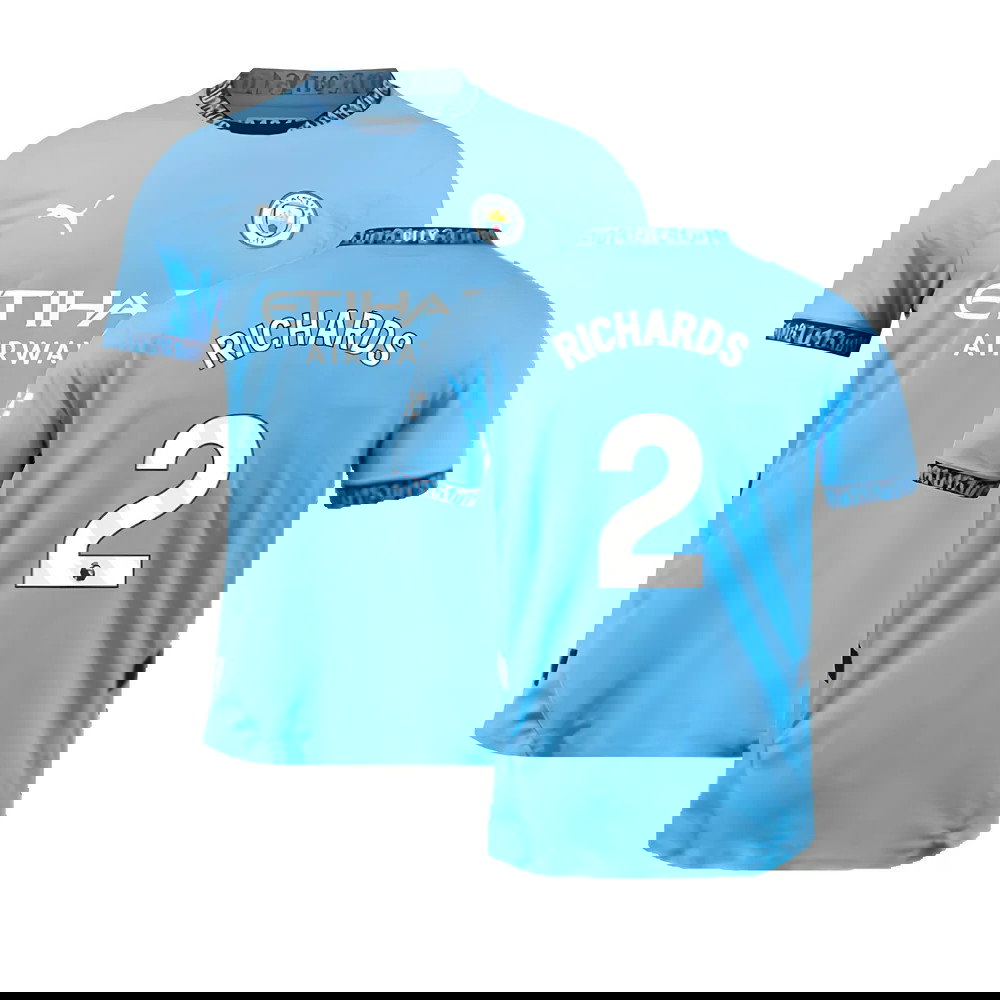 2024-2025 Man City Home Authentic Shirt (Richards 2)