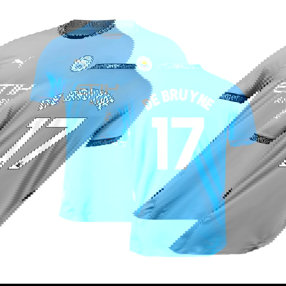 2024-2025 Man City Home Authentic Shirt with packaging (De Bruyne 17)