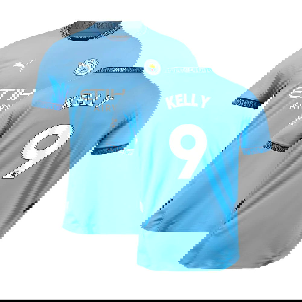 2024-2025 Man City Home Authentic Shirt with packaging (Kelly 9)