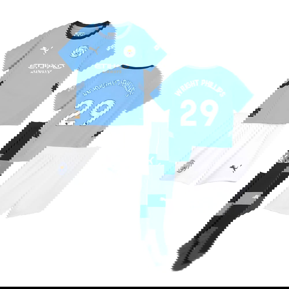 2024-2025 Man City Home Mini Kit (Wright Phillips 29)