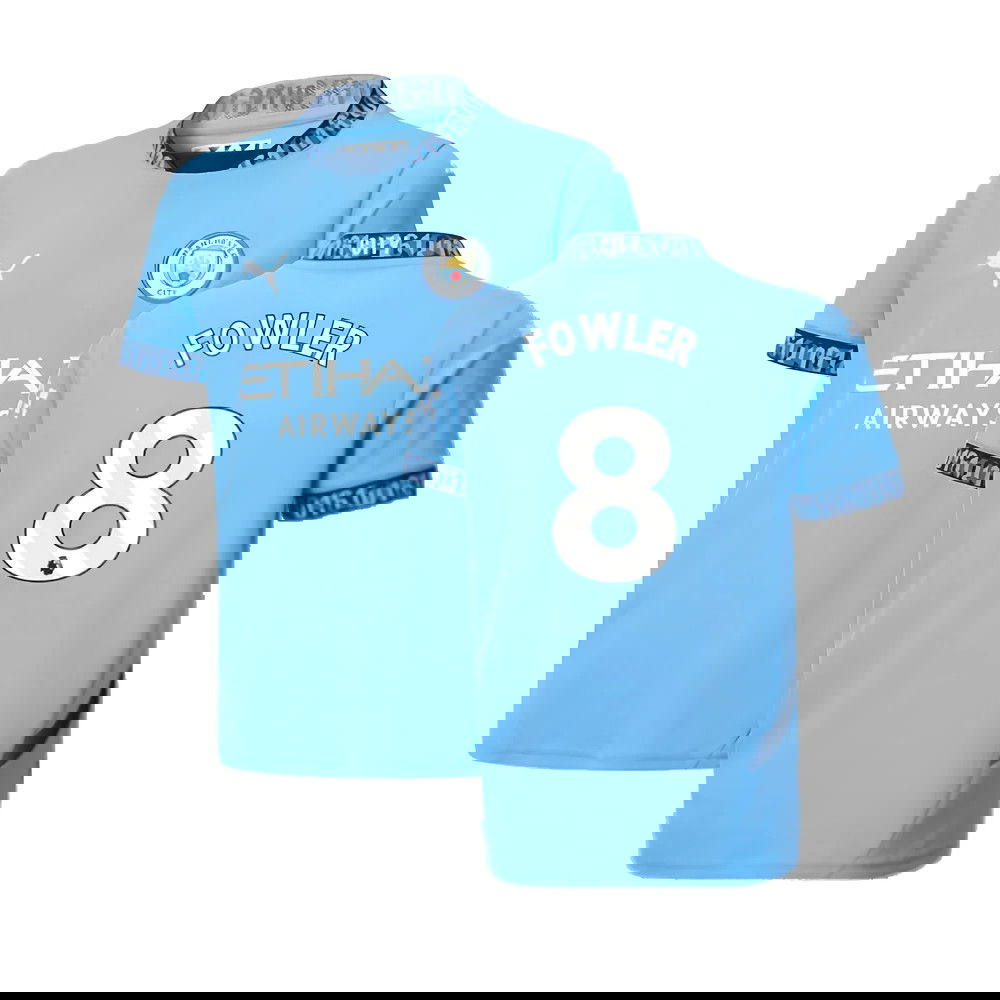 2024-2025 Man City Home Shirt (Kids) (Fowler 8)