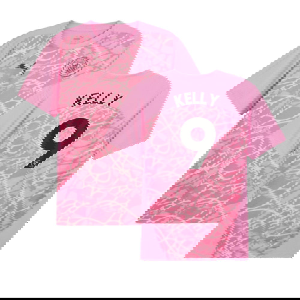 2024-2025 Man City Pre-Match Shirt (Pink) (Kelly 9)