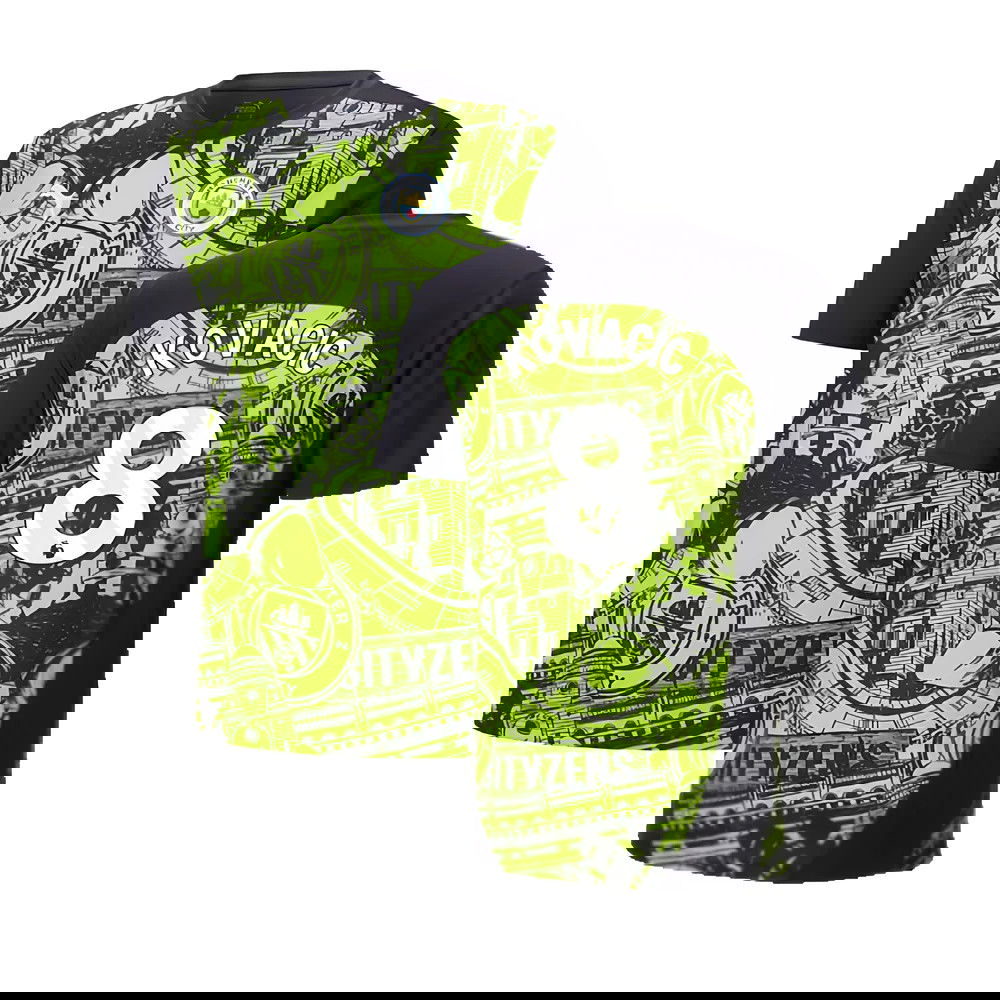 2024-2025 Man City Pre-Match Shirt (Yellow Glow) (Kovacic 8)