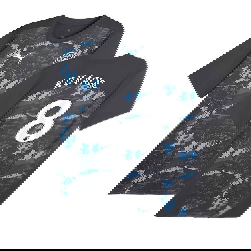 2024-2025 Man City Prematch SS Jersey (Strong Gray) (Kovacic 8)