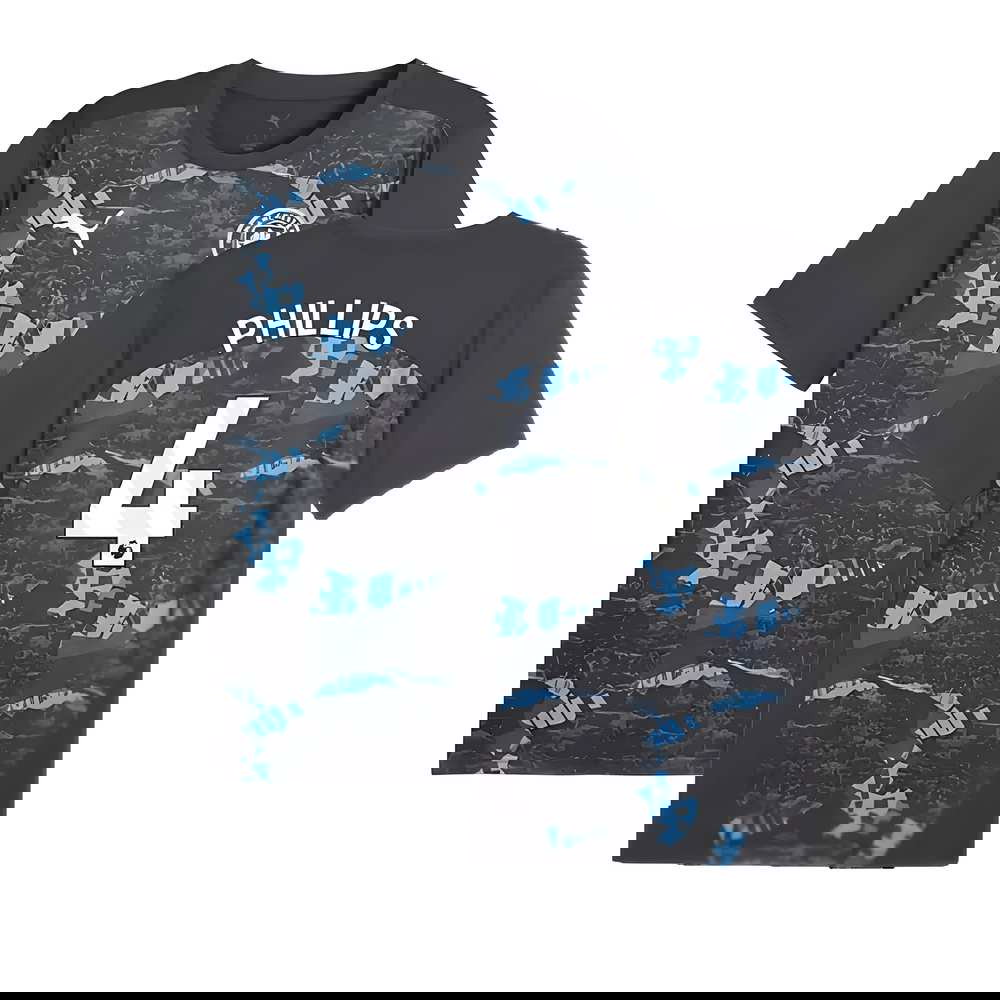 2024-2025 Man City Prematch SS Jersey (Strong Gray) (Phillips 4)