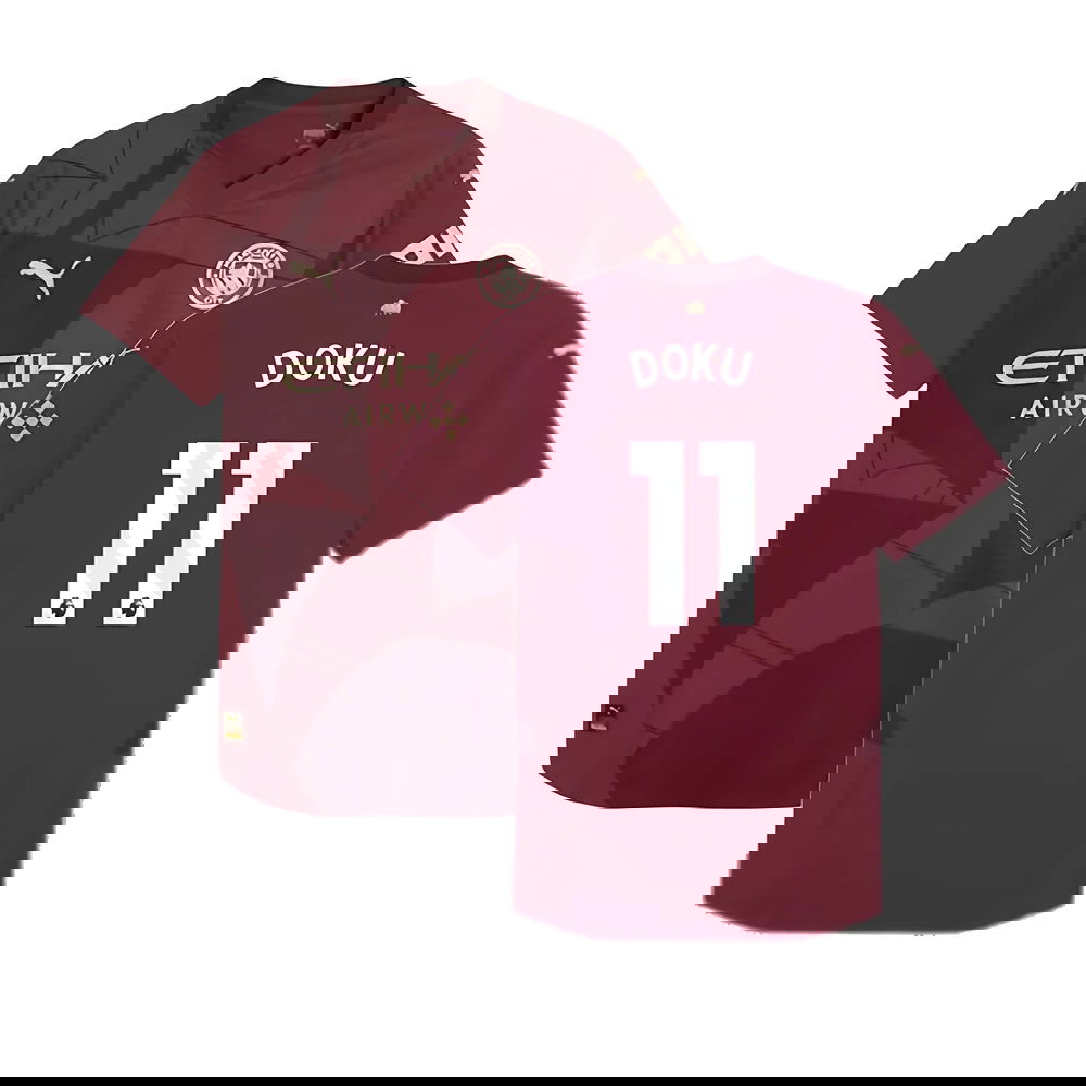 2024-2025 Man City Third Authentic Shirt (Doku 11)